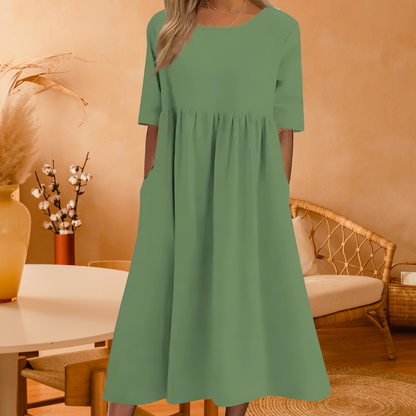 Vestido maxi ligero de playa