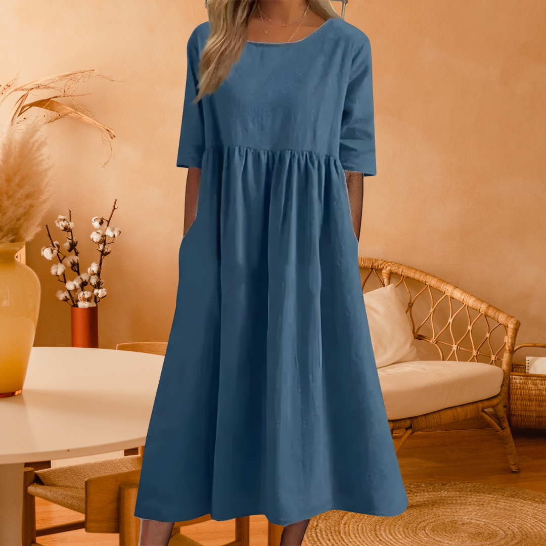 Vestido maxi ligero de playa - Vestiria