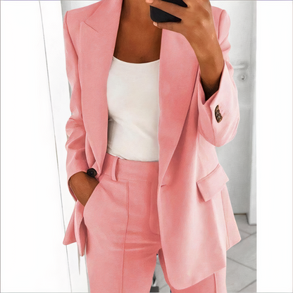 Traje Mujer Chic Pantalón Blazer Moderno - Vestiria