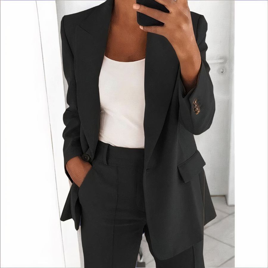 Traje Mujer Chic Pantalón Blazer Moderno