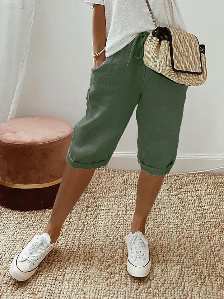 Pantalones Cortos Mujer Algodón Frescos - Vestiria
