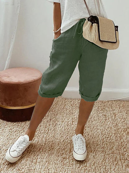 Pantalón de verano ligero y cómodo con bolsillos