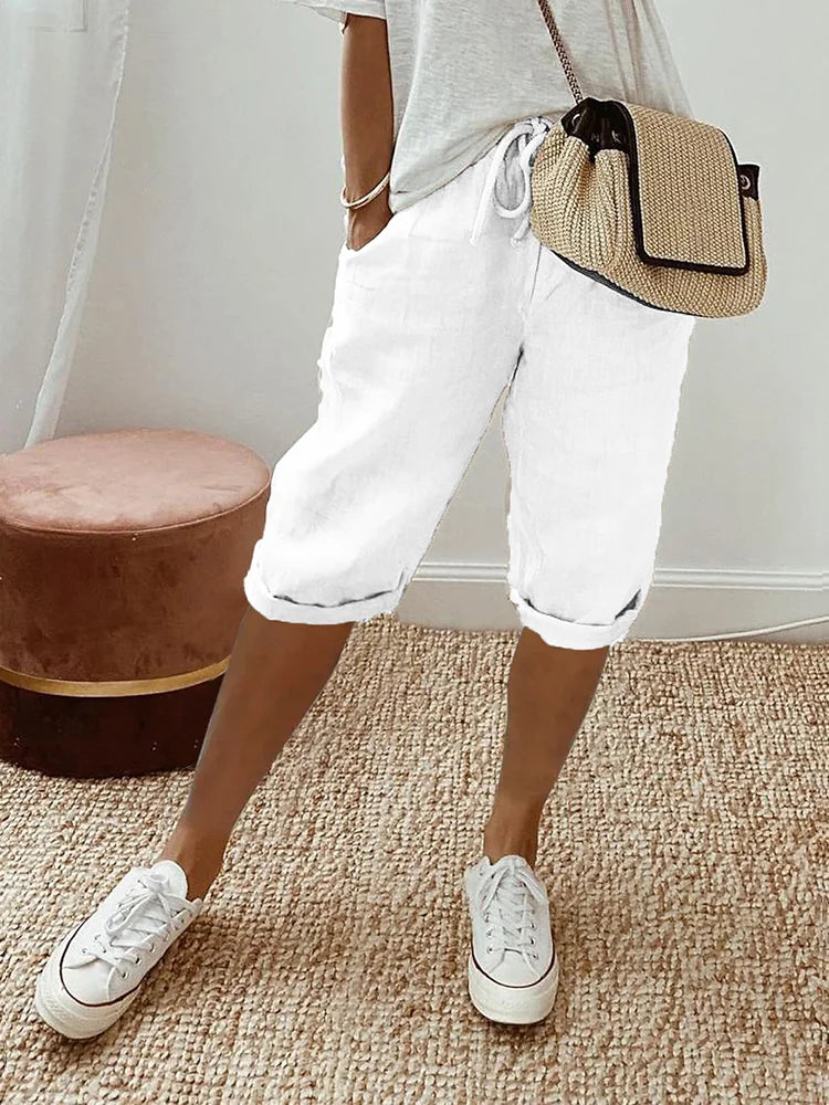 Pantalón de verano ligero y cómodo con bolsillos