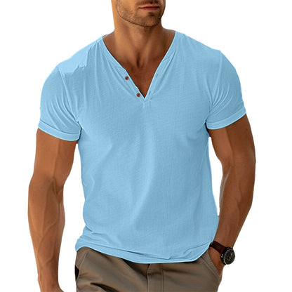 Camiseta Hombre Cuello V Clásica