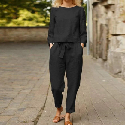 Conjunto deportivo de manga larga y pantalón cómodo - Vestiria