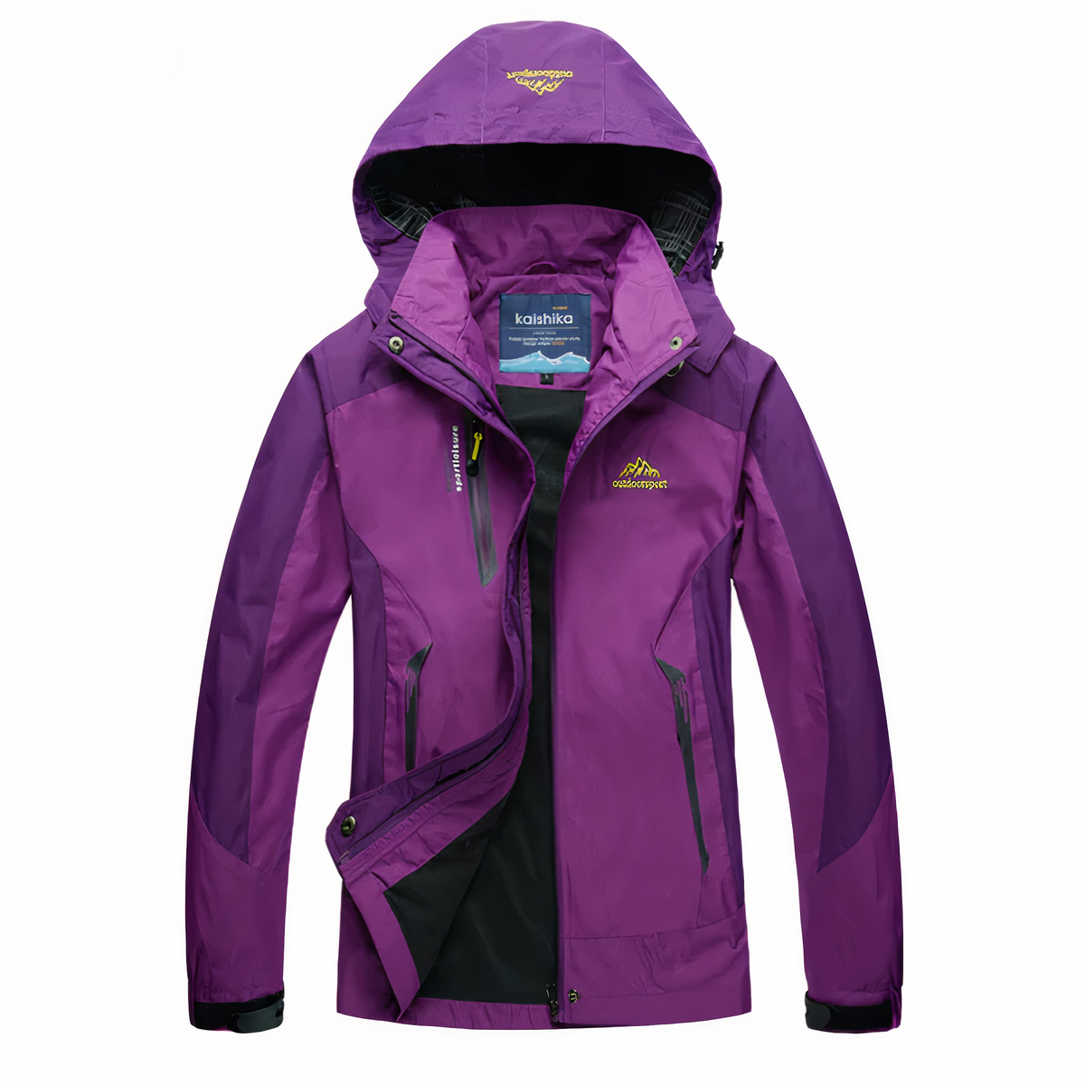 Chaquetón Impermeable con Capucha Mujer