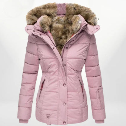 Abrigo Invernal Mujer Capucha Acogedor