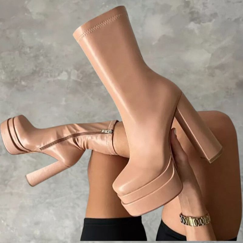 Botas Mujer Estilo Alto Elegante - Vestiria