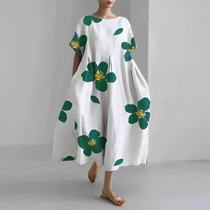 Vestido Flor de Mujer con Estilo Boho Chic