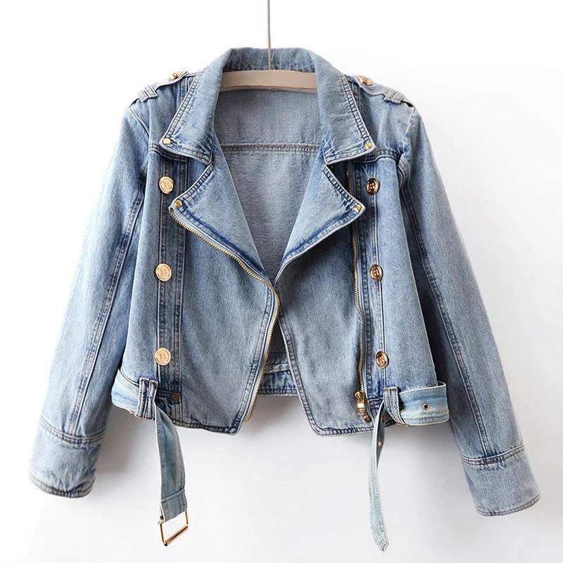 Chaqueta Denim Casual Estilo Clásico