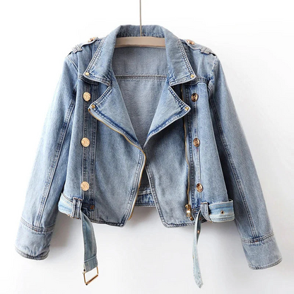 Chaqueta Denim Casual Estilo Clásico
