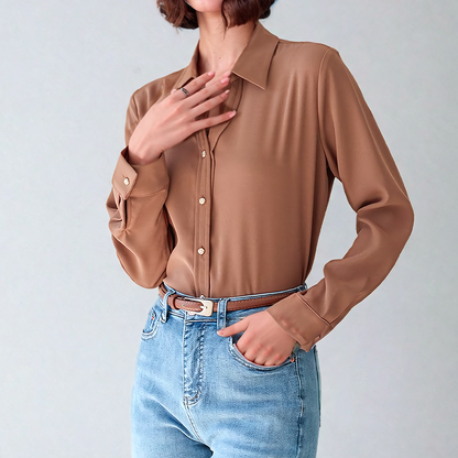 Blusa Femenina con Estampado Floral