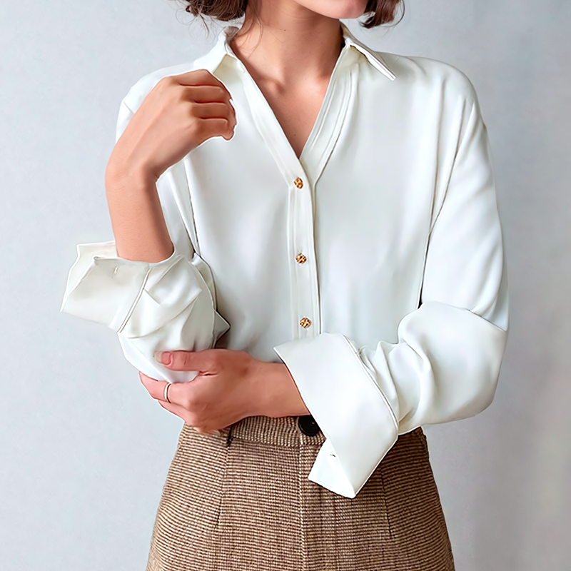 Blusa Femenina con Estampado Floral - Vestiria