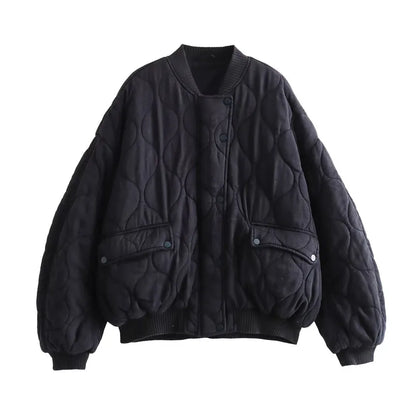 Chaqueta Algodón Cuello Redondo Clásica