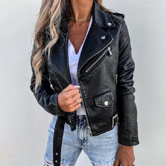 Chaqueta Mujer Clásica con Solapa Elegante - Vestiria