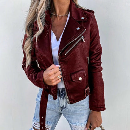Chaqueta Mujer Clásica con Solapa Elegante