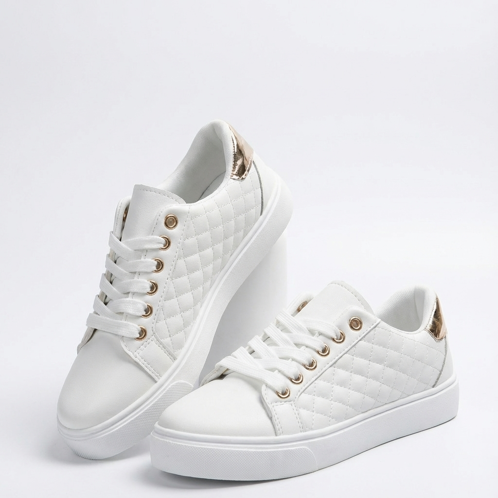 Zapatillas Mujer Acolchadas Cómodas con Cintas - Clara Moda