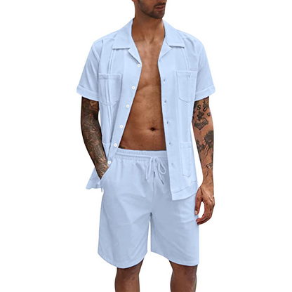 Conjunto Camisa Pantalón Corto Verano