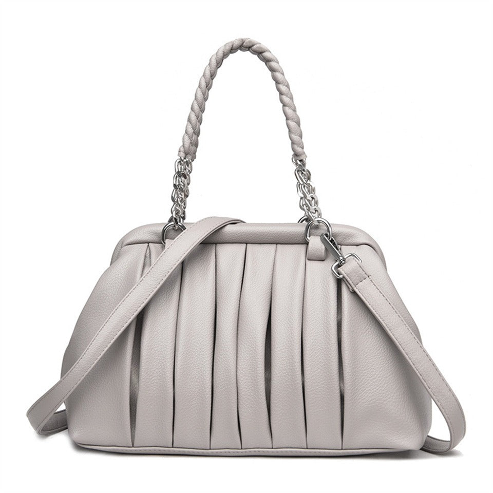 Bolso de Moda Clásico con Cierre Metallic
