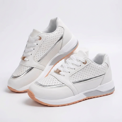 Zapatillas Mujer Plataforma Cómodas con Cordones - Clara Moda