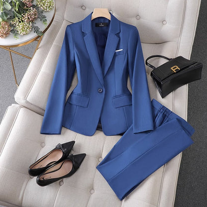Traje de mujer elegante chaqueta y pantalón - Vestiria
