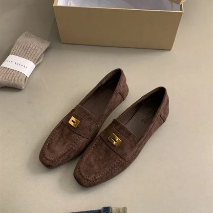 Zapatos de ante ligeros estilo clásico