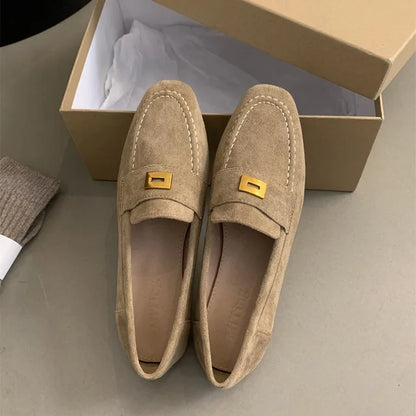 Zapatos de ante ligeros estilo clásico