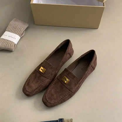 Zapatos de ante ligeros estilo clásico - Vestiria
