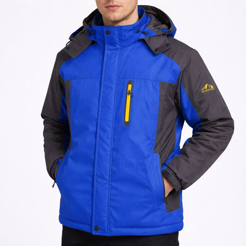 Chaqueta Deportiva Con Capucha y Colores Vibrantes Hombre