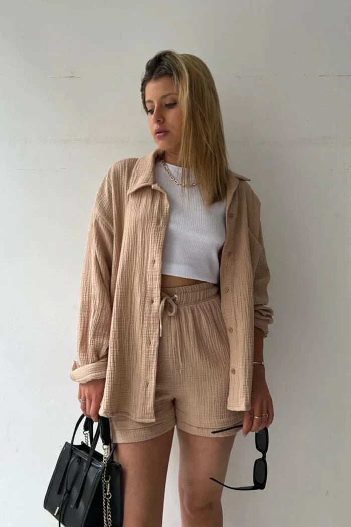 Pantalones y Top Mujer Conjunto Deportivo Famosa