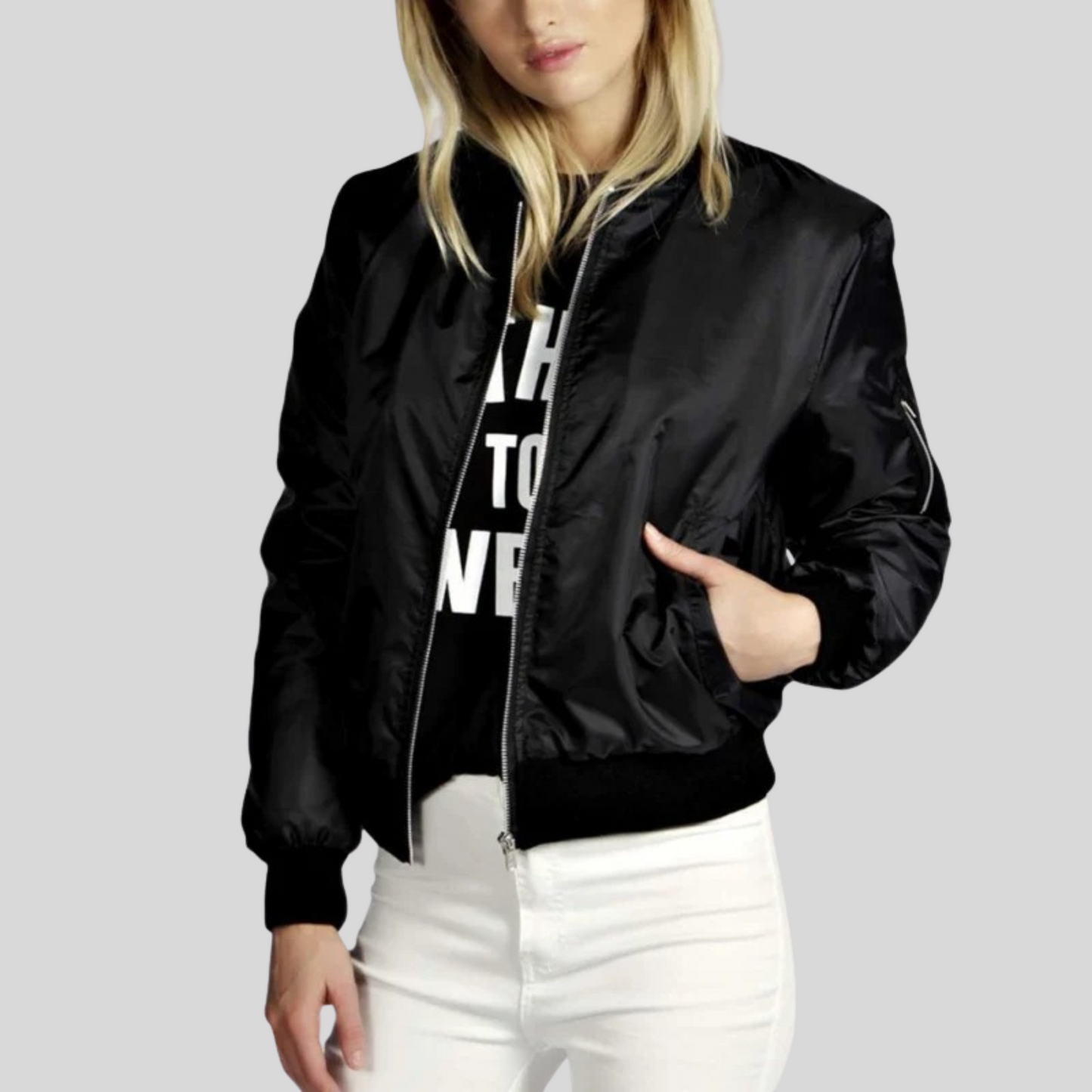Chaquetón cuero sintético Mujer Estilo Rocker - Vestiria