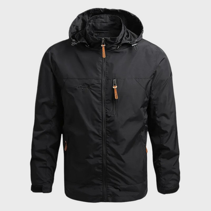 Chaqueta de agua resistente cuello alto hombre - Vestiria