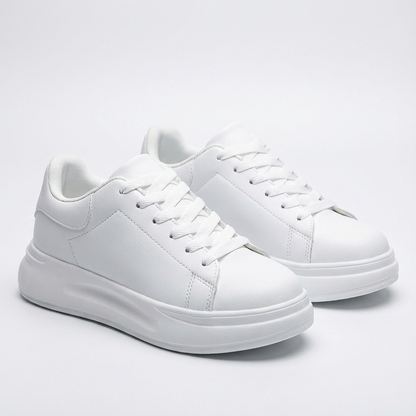 Zapatillas de Mujer con Plataforma y Cordones Elegantes - Clara Moda