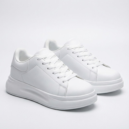 Zapatillas de Mujer con Plataforma y Cordones Elegantes - Clara Moda