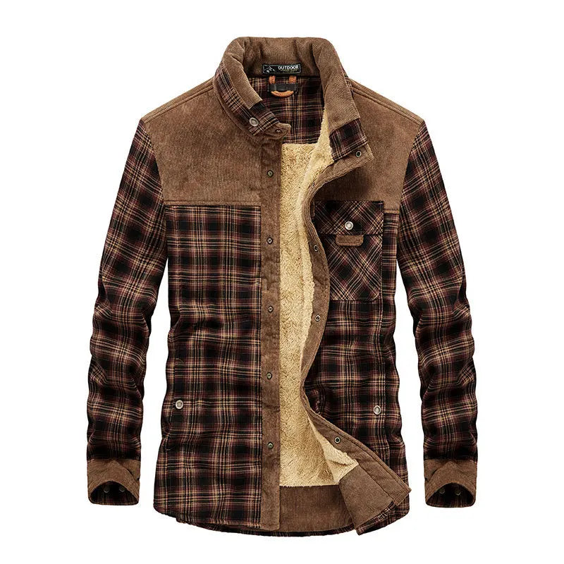 Chaqueta Deportiva Cuadros Invierno