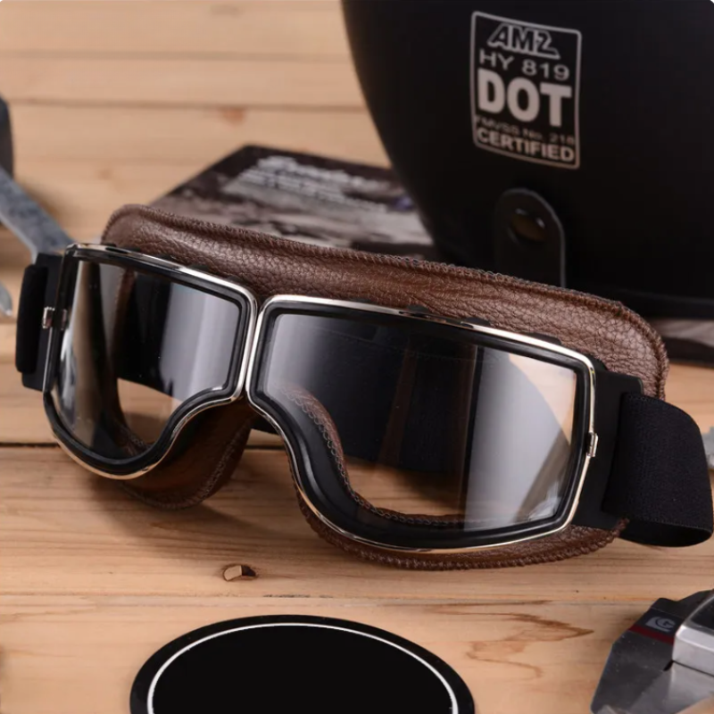 Gafas de Piloto Cuero Clásico - Vestiria