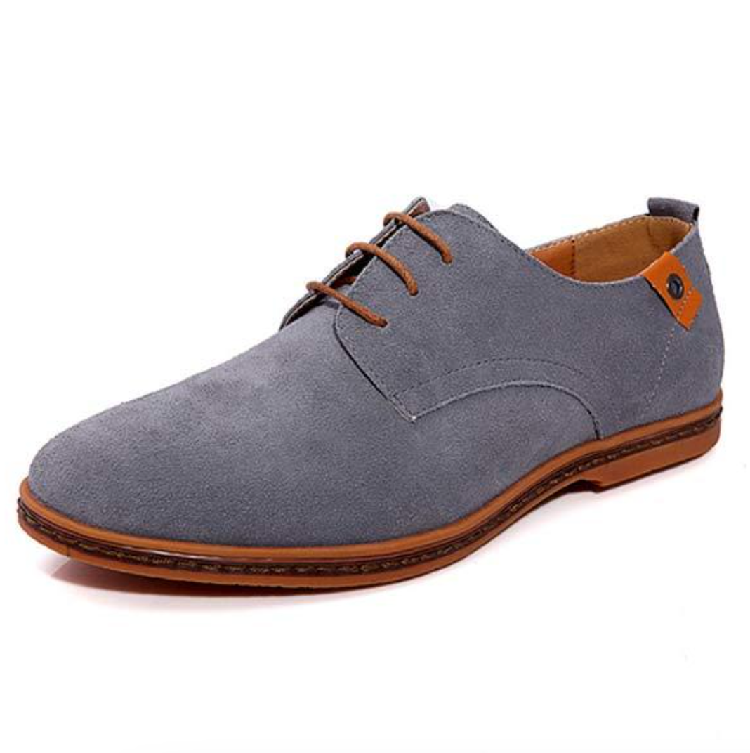 Zapatos de ante para hombre de estilo clásico