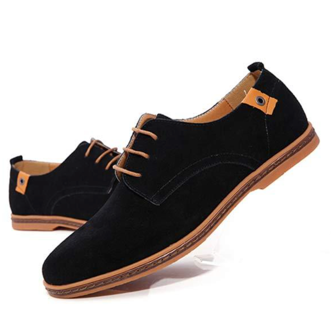 Zapatos de ante para hombre de estilo clásico