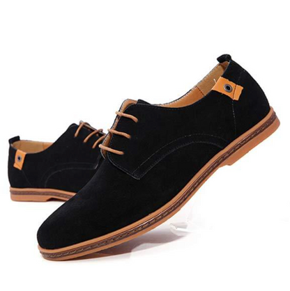 Zapatos de ante para hombre de estilo clásico