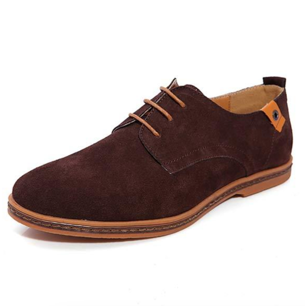 Zapatos de ante para hombre de estilo clásico
