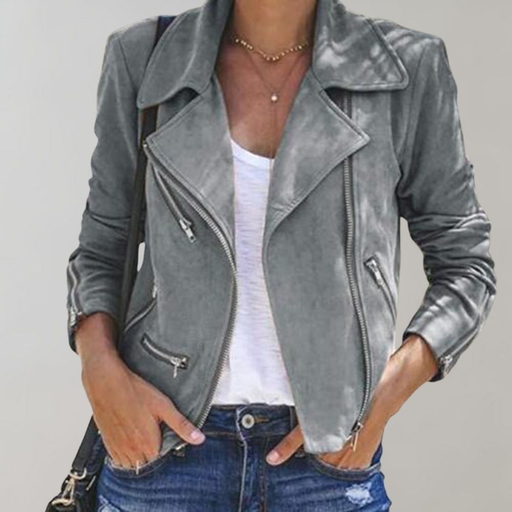 Chaqueta Mujer Asimétrica Chic Elegante