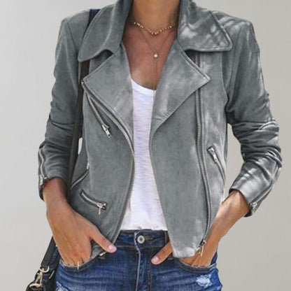 Chaqueta Mujer Asimétrica Chic Elegante
