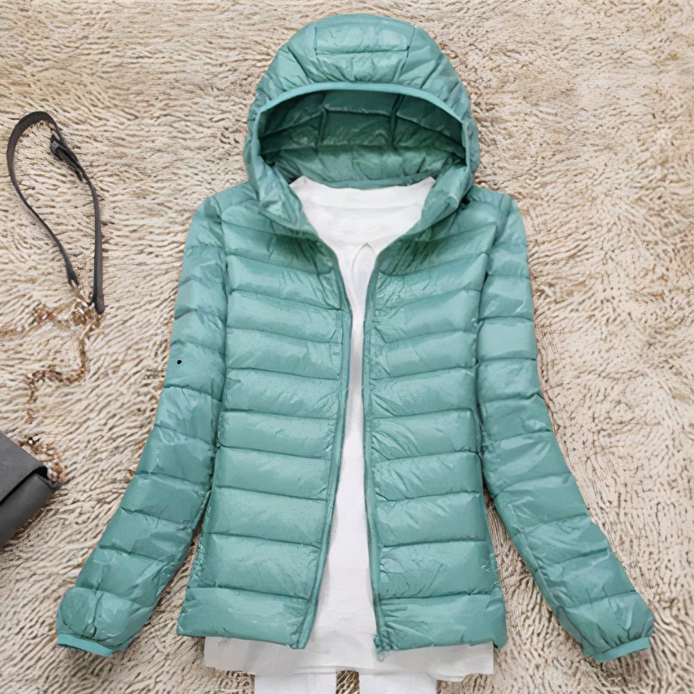 Chaquetón de plumas ligero y compacto mujer