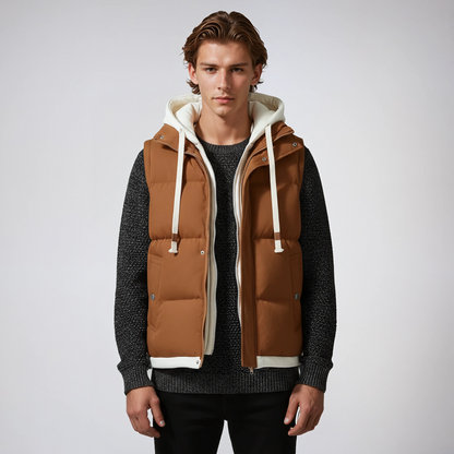 Chaleco Acolchado Puffer Hombre Impermeable - Vestiria