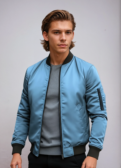 Chaquetón Hombre Cremallera Estilo Streetwear - Vestiria