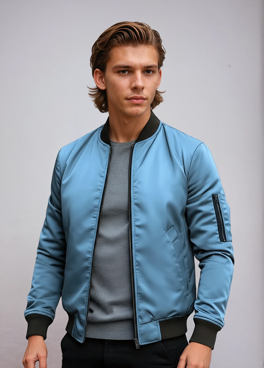Chaquetón Hombre Cremallera Estilo Streetwear - Vestiria