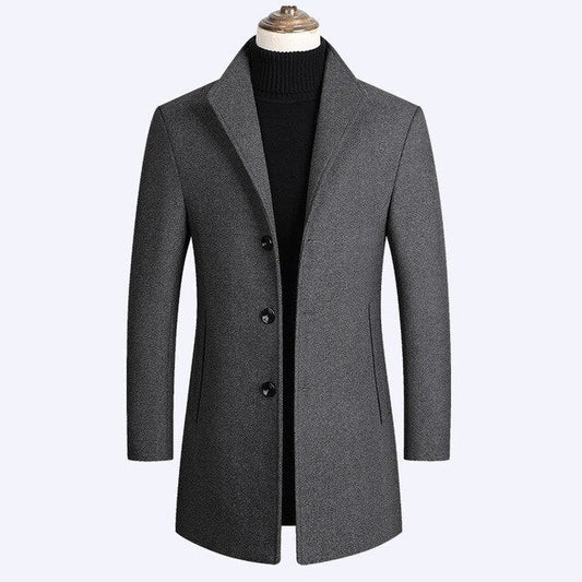 Chaqueta Acolchada Hombre Abierto Cierre Botones - Vestiria