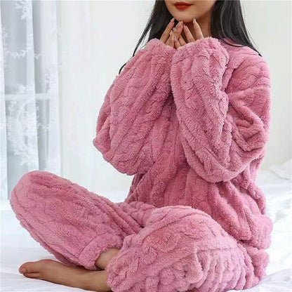 Pijama Fleece Acogedor Mujer