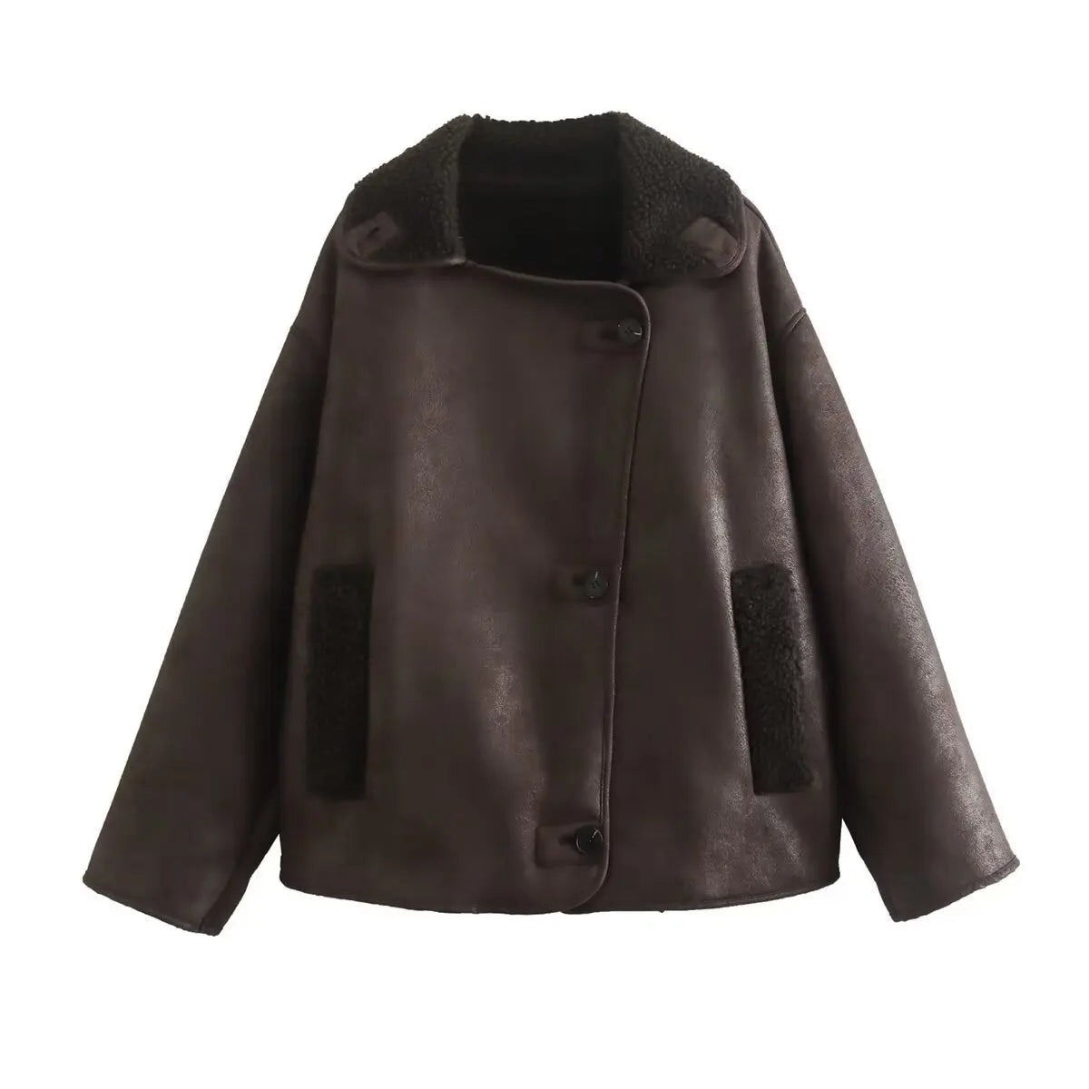 Chaqueta polar femenina cálida y elegante - Vestiria