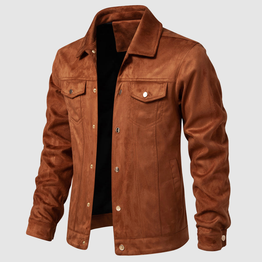 Chaqueta Cuero Vintage Clásica - Vestiria